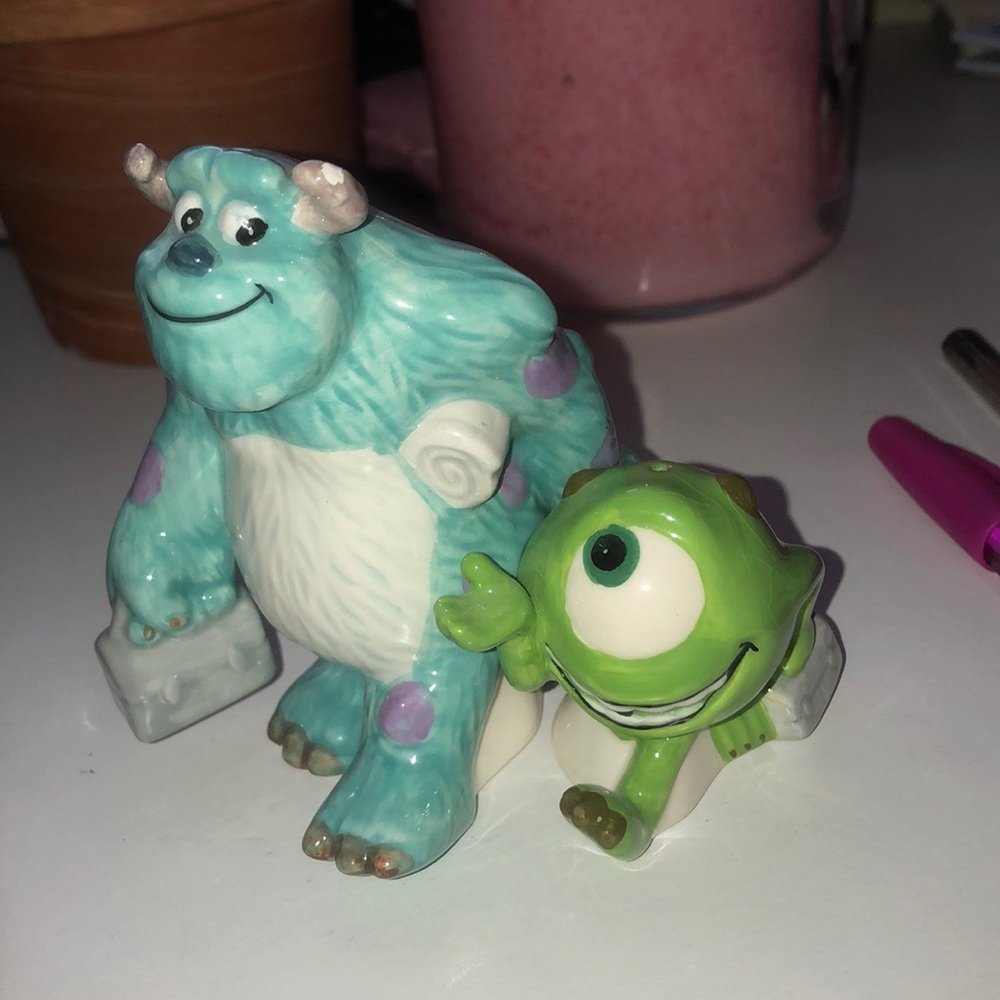 Mike and Sulley Salt + Pepper shakers!